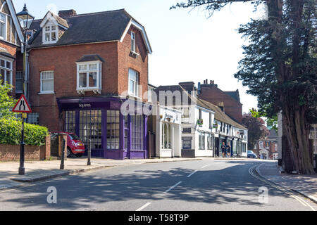 High Street, Harrow-on-the-Hill, London Borough of Harrow, Greater London, England, United Kingdom Stock Photo