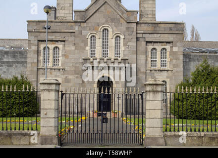 The entrance to Arbour Hill Prison, Dublin,Ireland. The prison opened originally in 1848 as a military prison and in 1975 accepted civilian prisoners. Stock Photo