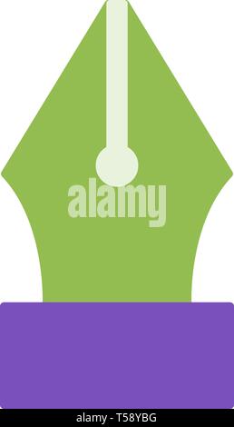 Pen tool vector flat icons, draw vector illustration Stock Vector