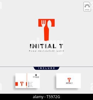 initial m food equipment simple logo template vector icon abstract - vector Stock Vector