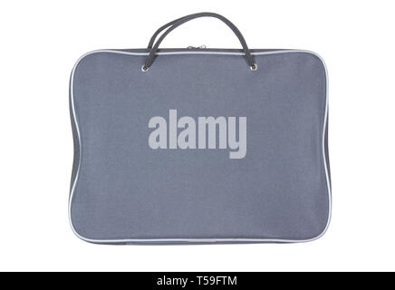 Bag-folder for office documents isolated on white Stock Photo