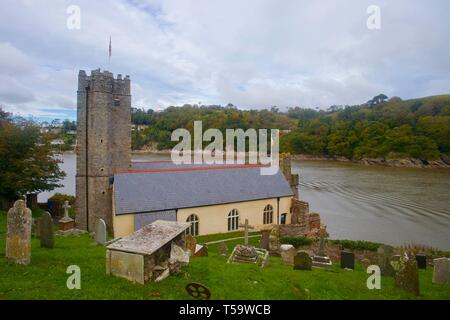 St Petrox Church, Dartmouth Castle, Dartmouth, Devon, England. Stock Photo