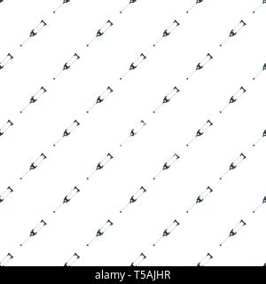 Medical crutch pattern seamless vector repeat for any web design Stock Vector
