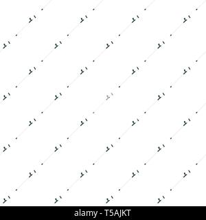 Modern walking stick pattern seamless vector repeat for any web design Stock Vector