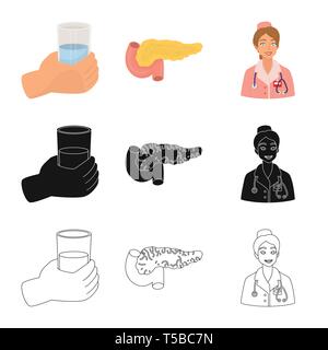 water,pancreas,nurse,drink,organ,doctor,dryness,anatomy,stethoscope,glass,diagram,assistant,hand,human,care,mineral,function,job,cold,medical,help,endocrine,hospital,weakness,patient,h2o,digestion,specialist,diet,treatment,healthcare,medicine,mellitus,diabetes,health,symptom,disease,set,vector,icon,illustration,isolated,collection,design,element,graphic,sign Vector Vectors , Stock Vector
