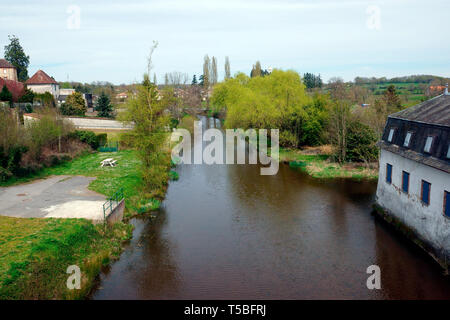 RIVER BRAME, MAGNAC LAVAL Stock Photo