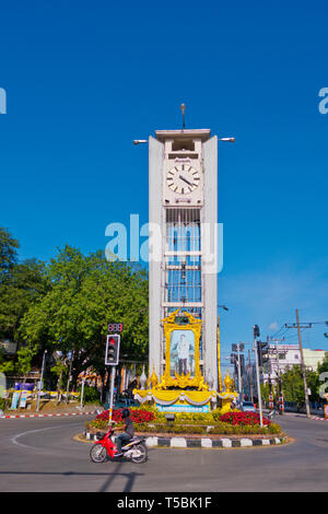 Clock tower, Trang, Thailand Stock Photo