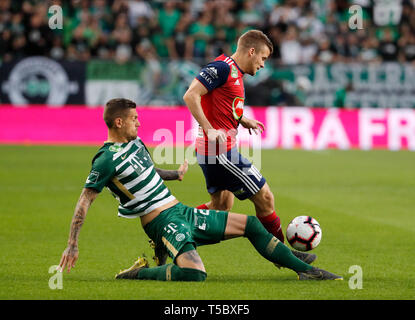 BUDAPEST, HUNGARY - APRIL 2: Marcel Heister of MOL Fehervar FC