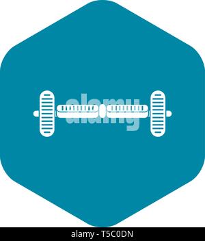 Hoverboard gyro pod icon, simple style Stock Vector