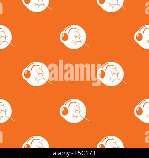 Human eye pattern vector orange Stock Vector