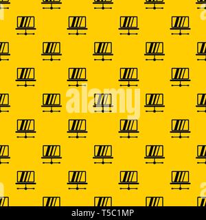Laptop pattern vector Stock Vector