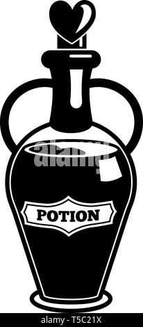 Wine carafe icon, simple style Stock Vector