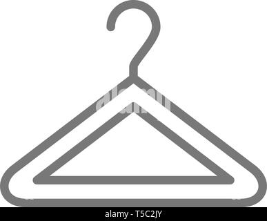 Hanger line icon. Stock Vector