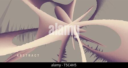 Abstract background with prickly thorns. Vector Illustration. Can be used for advertising, marketing, presentation. Stock Vector
