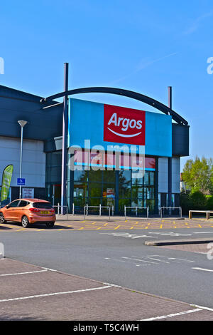 The front entrance of the Argos Store at Parc Plaza retail park ...