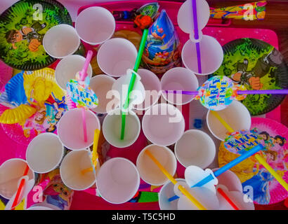 Happy Birthday Pink Stock Photo