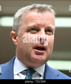 Tory MP Christopher Davies arriving at Westminster Magistrates' Court where he was fined £1,500 and ordered to carry out 50 hours' community service for submitting two false expenses invoices for landscape photographs to decorate his new office. Stock Photo