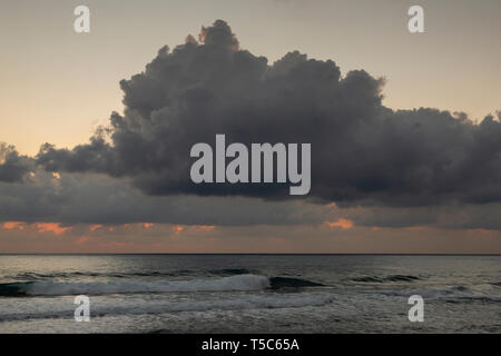 Approaching storm, Paphos, Cyprus Stock Photo
