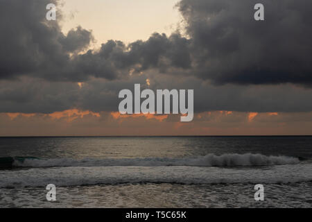 Approaching storm, Paphos, Cyprus Stock Photo