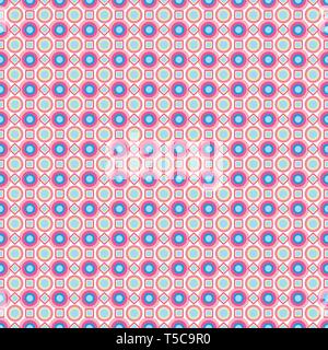Seamless pattern - colored pastel geometric doodle patterns on white background. EPS Vector file suitable for filling any form. Stock Vector