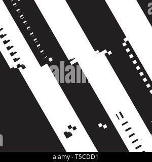 Glitched Overlay Texture Stock Vector