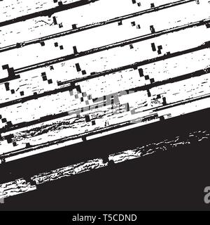 Glitched Diagonal Overlay Stock Vector