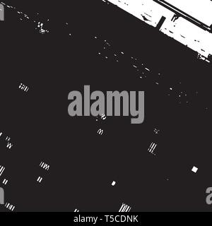 Glitched Diagonal Overlay Stock Vector