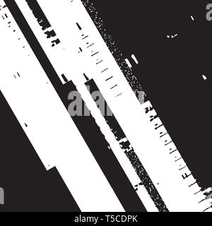 Glitched Diagonal Overlay Stock Vector