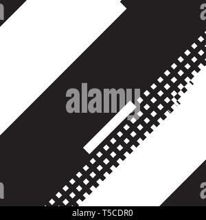 Glitched Diagonal Overlay Stock Vector