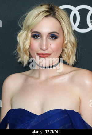 Harley Quinn Smith arrives at the world premiere of "Guardians of the