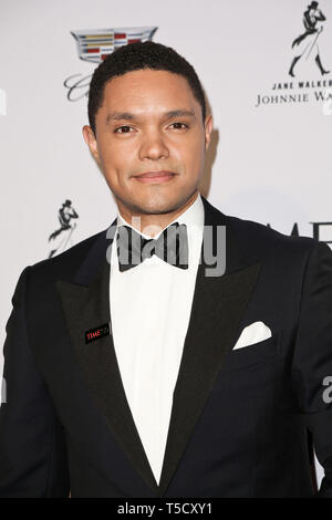 New York, USA. 23rd Apr, 2019. NEW YORK, NEW YORK - APRIL 23: Trevor Noah attends the TIME 100 Gala 2019 Lobby Arrivals at Jazz at Lincoln Center on April 23, 2019 in New York City. Photo: Mrs Woods/imageSPACE Credit: Imagespace/Alamy Live News Stock Photo