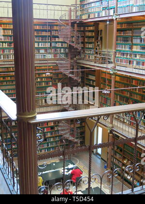 The Research Library at the Rijksmuseum is a specialist reading room with the Netherlands largest collection of art history material; April 2019 Stock Photo