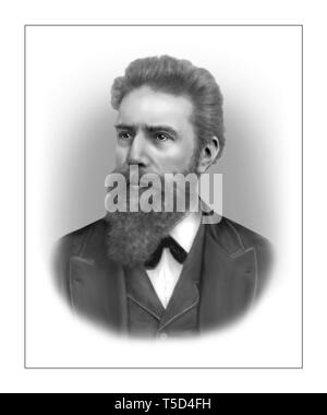 Wilhelm Rontgen Roentgen 1845-1923 German Dutch Mechanical Engineer Physicist Stock Photo