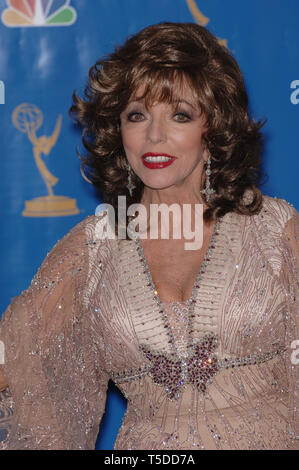 LOS ANGELES, CA. August 27, 2006: Actress JOAN COLLINS at the 2006 Primetime Emmy Awards at the Shrine Auditorium, Los Angeles. © 2006 Paul Smith / Featureflash Stock Photo