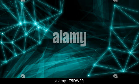 Geometric triangle background triangles shapes cyberspace abstract layout Stock Photo