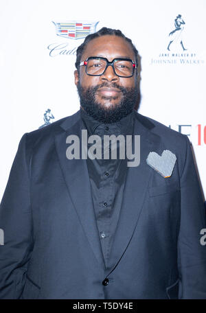 New York, NY - April 23, 2019: Questlove attends the TIME 100 Gala 2019 at Jazz at Lincoln Center Stock Photo