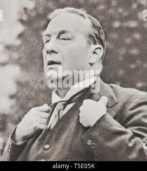 Portrait of Stanley Baldwin, 1st Earl Baldwin of Bewdley, (1867 – 1947) was a British Conservative Party statesman who dominated the government of the Stock Photo