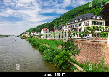 Heidelberg a town on the Neckar in Germany. Stock Photo