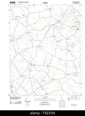 USGS TOPO Map Deleware DE Kenton 20110705 TM Restoration