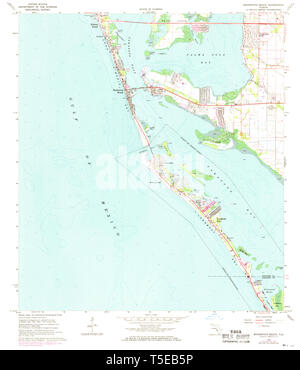 Bradenton Florida map 1964 1 24000 - Usgs Topo Map Florida Fl Bradenton Beach 345274 1964 24000 Restoration T5eb5p 