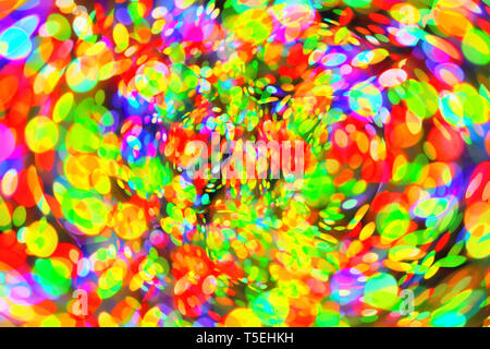 Bright abstract circular bokeh background Stock Photo