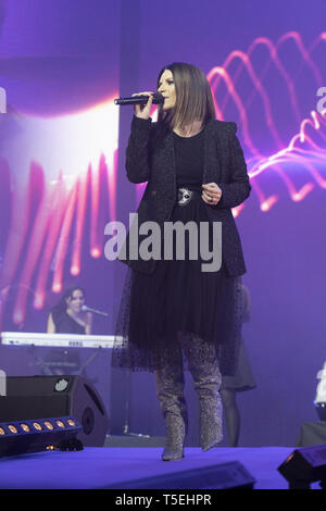 Laura Pausini performs live in concert at Seminole Hard Rock Live