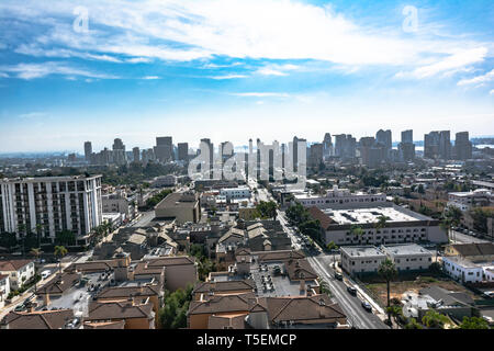 Downtown San Diego view from above, California Stock Photo