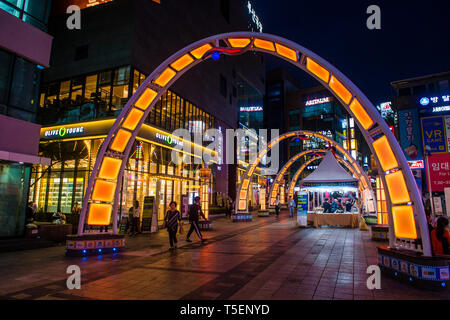 Busan International Film Festival(BIFF) Square in Busan, South Korea Stock Photo