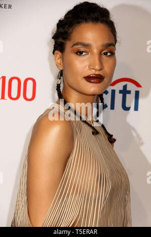 Indya Moore attends TIME 100 GALA on April 23 in New York City Stock