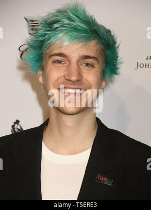 New York, NY - April 23, 2019: Richard Tyler Blevins aka Ninja attends the  TIME 100 Gala 2019 at Jazz at Lincoln Center Stock Photo - Alamy