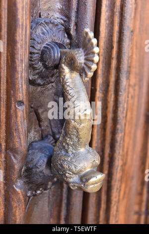 Door knob, San Miguel de Allende Stock Photo