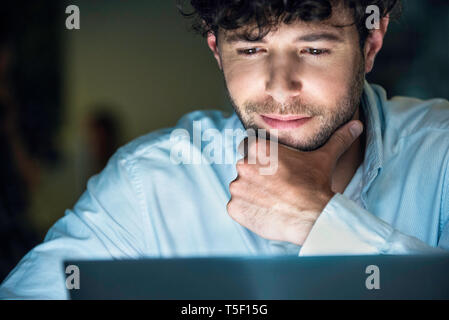 Businessman working in office Stock Photo