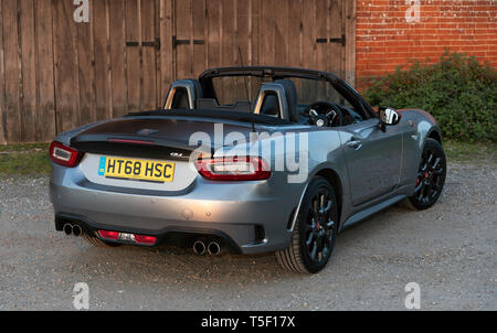 2018 Fiat 124 Abarth Spider Stock Photo