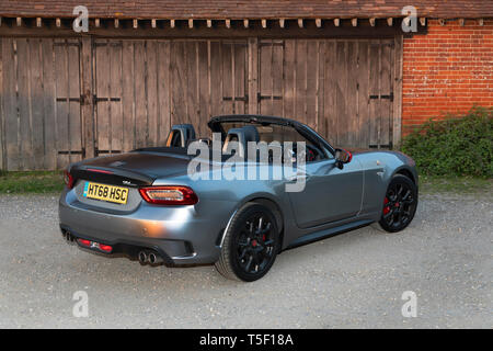 2018 Fiat 124 Abarth Spider Stock Photo